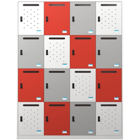 Tủ locker khóa số 16 ngăn TU984-4KS