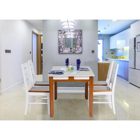 Bộ bàn ghế hình chữ nhật HGB64B, HGG64