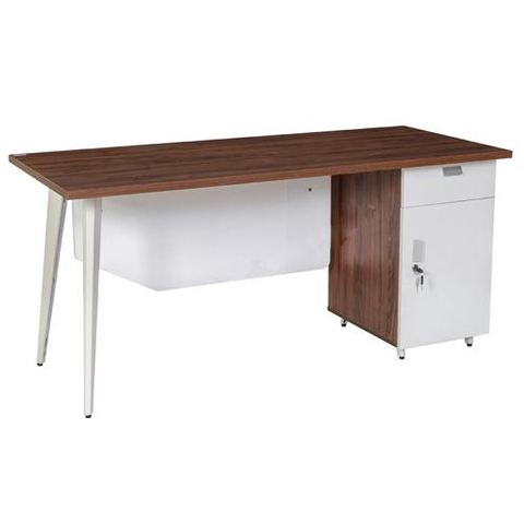 Bàn làm việc cao cấp khung thép Luxury LUX160HLC10