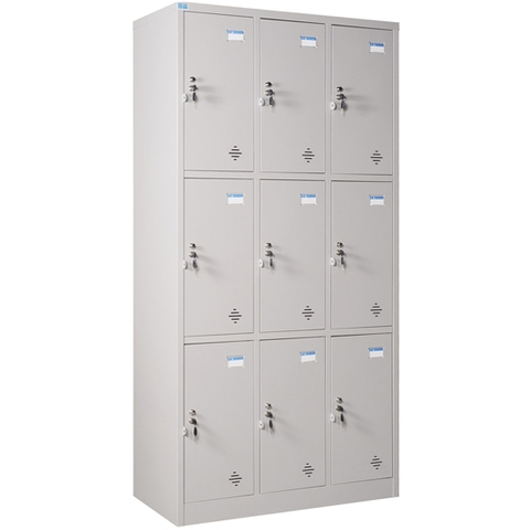 Tủ sắt đựng đồ cá nhân locker 9 ngăn TU983-3KP