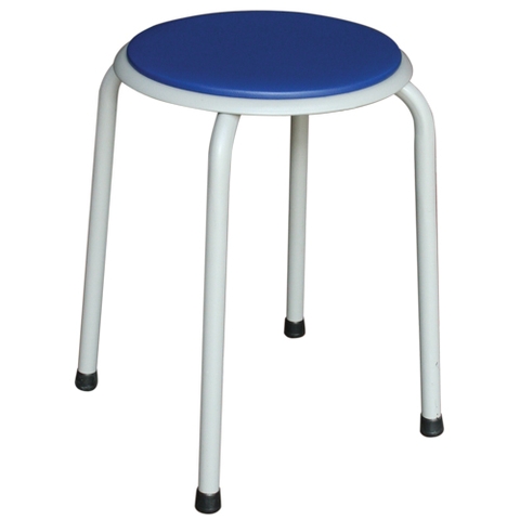 Ghế đôn khung thép mạ GD04M đệm PVC