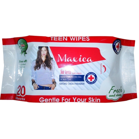 Khăn ướt Maxica For Teen