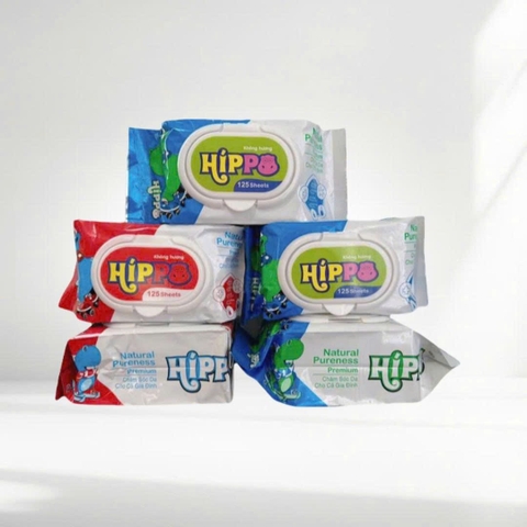 Khăn ướt HIPPO 125 - Khổ tiêu chuẩn