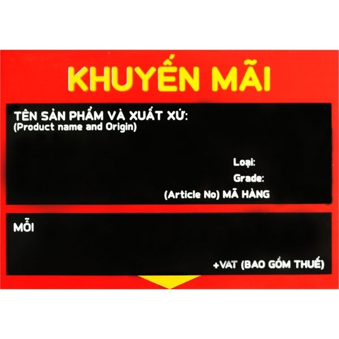 Bảng giá PVC khổ A5