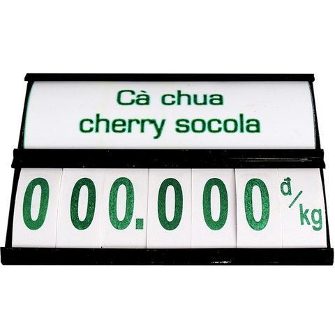 Bộ bảng giá rau - trái cây