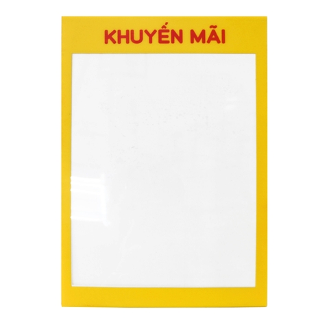 Bảng giá PVC màu khổ A4 đứng