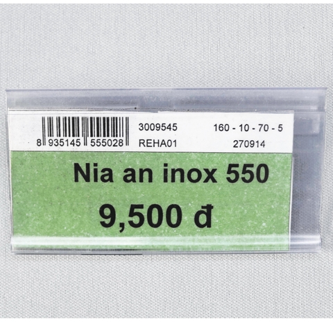 Bảng giá quầy đồ dùng