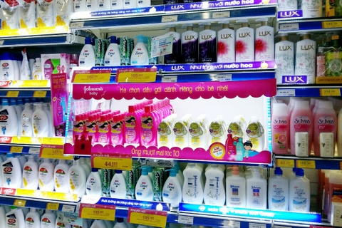 NHÃN HÀNG DẦU GỘI, SỮA TẮM JOHNSON & JOHNSON