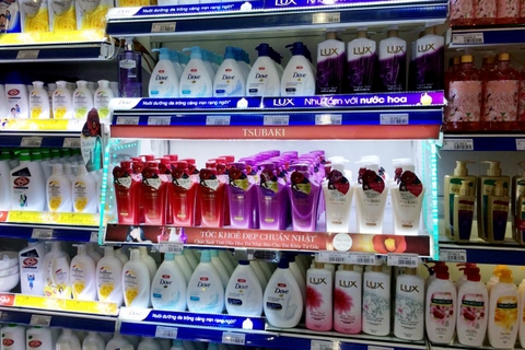 NHÃN HÀNG DẦU GỘI, XẢ TSUBAKI