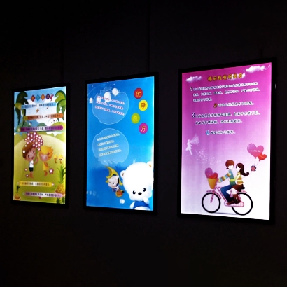 Tranh đèn led siêu mỏng nắp bật