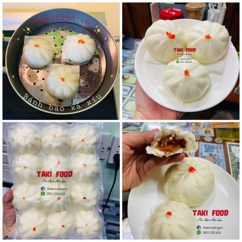 BÁNH BAO XÁ XÍU - Set 12 cái