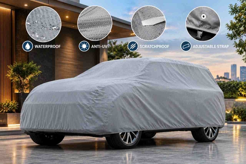 Bạt phủ ô tô loại nào tốt? 7 tiêu chí cần biết, đặc biệt với ô tô điện