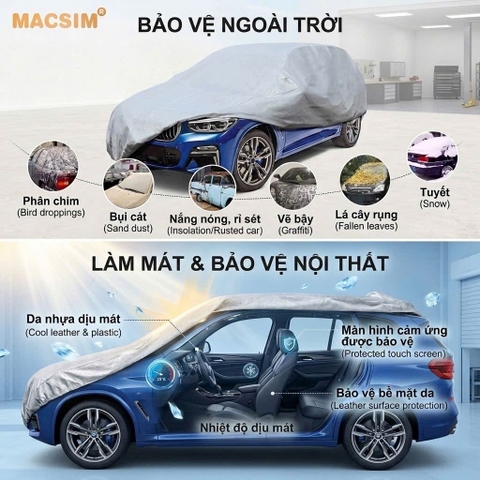 Bạt Phủ Ô Tô 3 Lớp Không Dệt – Giải Pháp Bảo Vệ Xe Phù Hợp Với Khí Hậu Việt Nam
