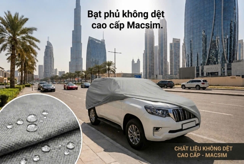 Bạt Phủ Ô Tô 3 Lớp Không Dệt – Giải Pháp Bảo Vệ Xe Phù Hợp Với Khí Hậu Việt Nam