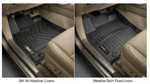 Thảm Lót Sàn Ô Tô Macsim 3W Và WeatherTech – Loại Nào tốt hơn?