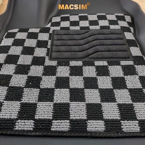 Thảm ô tô lớp trên sợi thô caro Macsim