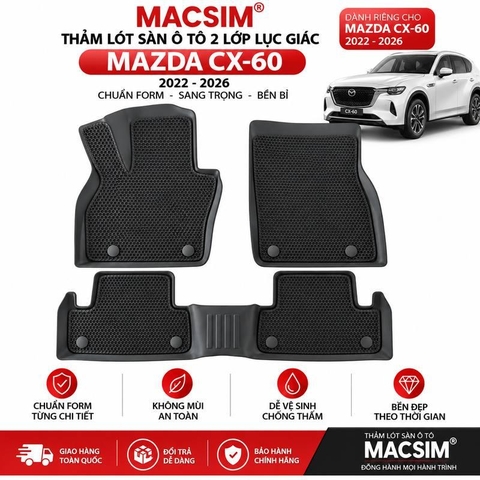 Thảm lót ô tô Mazda CX60 (Mã 01 LG)