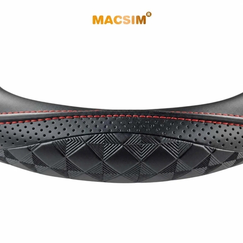 Bọc vô lăng ô tô da Napan lõi silicon mã L38TL size 39