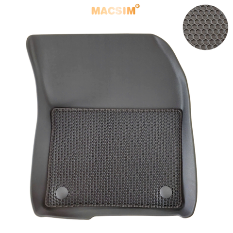 Thảm 2 lớp sd3 dạng lưới lục giác Peugeot 3008 (đen) 3 - bề mặt cao su siêu sạch - Macsim