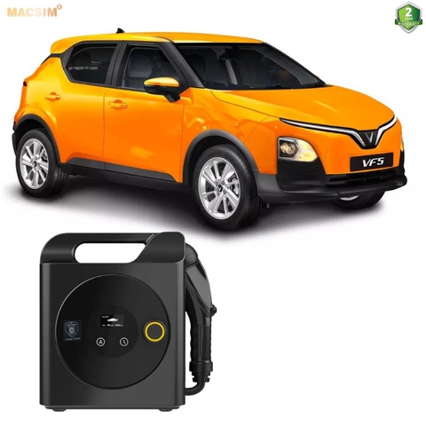 Sạc di động cao cấp ô tô điện Vinfast VF5 ev - Sạc di động cao cấp 3,68KW (6-16A) chính hãng Macsim