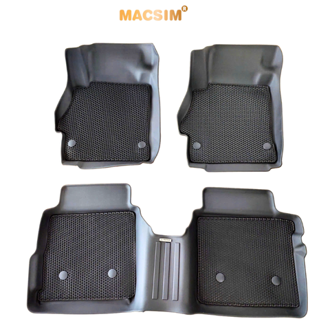 Thảm Lót Sàn Ô Tô Nissan Almera  Macsim – 2 Lớp cao su, Chuẩn Phom, Dễ Vệ Sinh(Mã 03)
