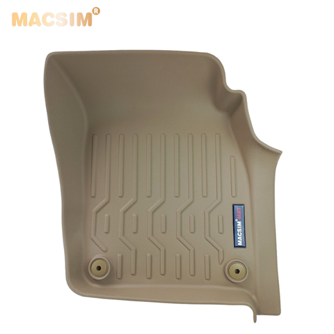 Thảm lót sàn xe ô tô AUDI Q7 2019+ tới nay  Nhãn hiệu Macsim chất liệu nhựa TPV cao cấp màu be