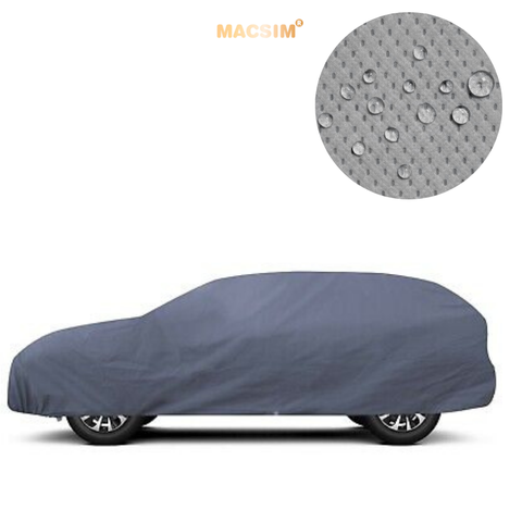Bạt phủ ô tô chất liệu vải không dệt 3 lớp cao cấp MACSIM cho Vinfast Lux SA màu ghi