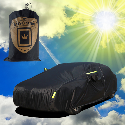 Bạt phủ ô tô thương hiệu MACSIM dành cho Toyota Yaris/Avanza/Vios - màu đen- bạt phủ trong nhà và ngoài trời