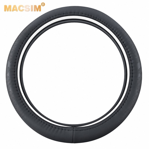 Bọc Vô Lăng Ô Tô BMW 3 Series MACSIM – 8933 đen – Da Napan, lõi silicon