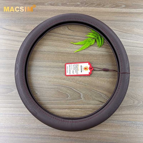 Bọc Vô Lăng Ô Tô Volkswagen Teramont X MACSIM – 8933 nâu – Da Napan. lõi silicon