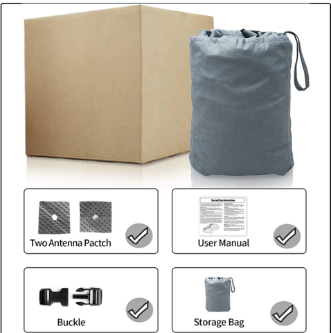 Bạt phủ ô tô Vinfast Fadil Macsim - màu ghi - Vải Không Dệt 3 Lớp Chống UV, Chống Bụi Hiệu Quả