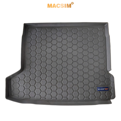 Thảm lót cốp ô tô Peugeot 508 2011-2016 MACSIM màu đen (mã 05)