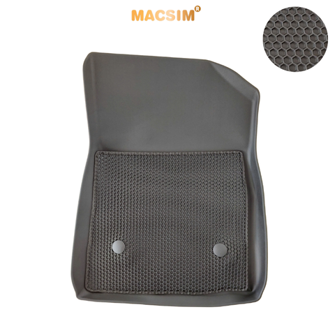 Thảm ô tô sd3 2 lớp dạng lưới lục giác Hyundai Elantra 2023+ (màu đen) - bề mặt cao su siêu sạch - Macsim
