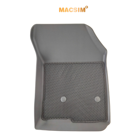 Thảm sd3 2 lớp dạng lưới lục giác MG G50 (màu đen) bề mặt cao su siêu sạch