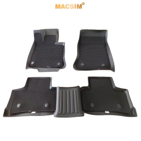 Thảm sd1 2 lớp dạng lưới lục giácMercedes GLC 2023+ Mbề mặt cao su siêu sạch nhãn hiệu Macsim