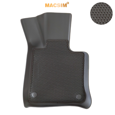 Thảm ô tô sd3 2 lớp dạng lưới lục giác Mercedes GLC 2023+ (đen) - bề mặt cao su siêu sạch - Macsim
