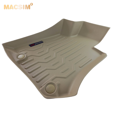 Thảm lót sàn xe ô tô Mercedes GLC 2016 +  Nhãn hiệu Macsim chất liệu nhựa TPV cao cấp màu be