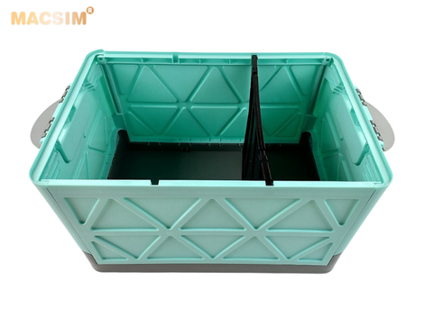 Hộp đựng đồ gấp gọn trên ô tô Macsim 55 lít màu xanh bạc hà