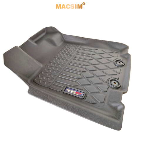 Thảm sd lót sàn xe ô tô Infiniti QX60 2014 - 2021Nhãn hiệu Macsim chất liệu nhựa TPE cao cấp màu đen