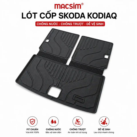 Thảm lót cốp xe Skoda Karoq (Mã 03)