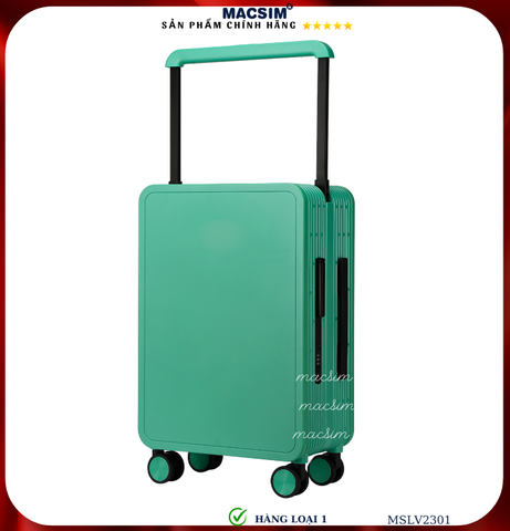 Vali cao cấp Macsim SMLV2301 cỡ 20 inch màu xanh (green)- Hàng loại 1