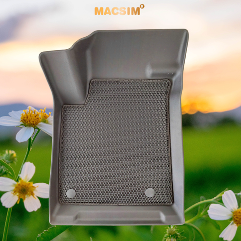 Thảm sd3 2 lớp dạng lưới lục giác MG5 màu đen bề mặt cao su siêu sạch