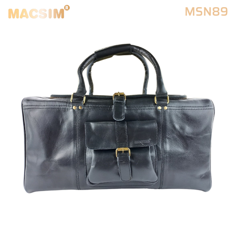 [Túi Da Thật Du Lịch Macsim MSN89 – Da Bò Nguyên Miếng | Cổ Điển – Thủ Công – Chính Hãng]