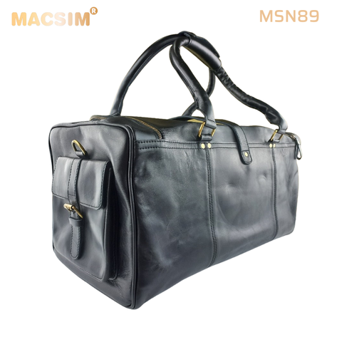 [Túi Da Thật Du Lịch Macsim MSN89 – Da Bò Nguyên Miếng | Cổ Điển – Thủ Công – Chính Hãng]