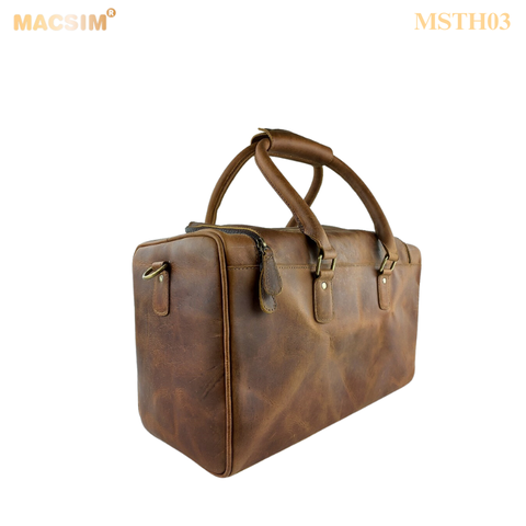 Túi Da Thật Macsim MSTH03 – Da Bò Nguyên Miếng Loại 1 | Cổ Điển – Bền Bỉ – Sang Trọng