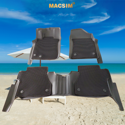 Thảm Lót Sàn Ô Tô Nissan Navara 2015- nay Macsim – 2 Lớp cao su, Chuẩn Phom, Sử dụng lâu dài(Mã 03)