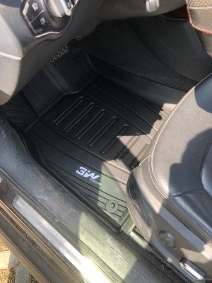 Thảm lót sàn xe ô tô  Audi A4 2015- nay, Macsim 3W– TPE Chuẩn Phom, Dễ Vệ Sinh