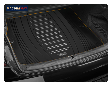 Thảm lót cốp ô tô Audi Q3 2019+MACSIM 3W – TPE cao cấp, chuẩn form