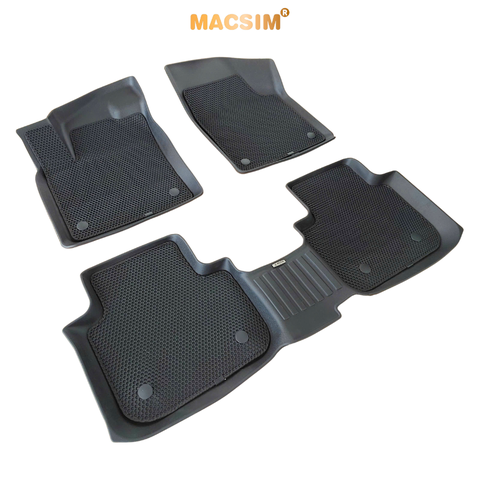 Thảm sd1 2 lớp dạng lưới lục giác Volkswagen teramont  2018-2024 (7 chỗ 2 hàng ghế)