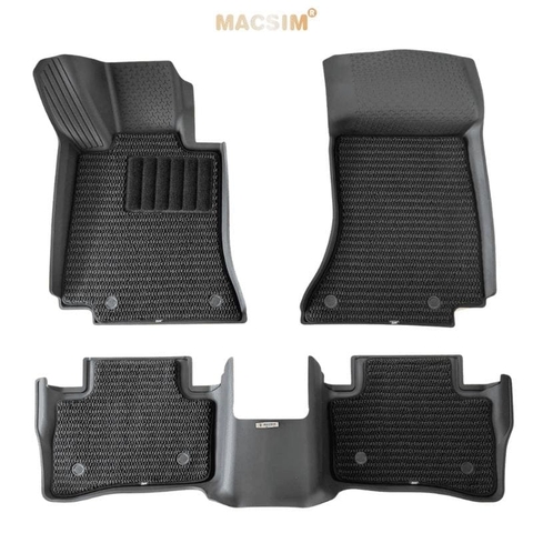 Thảm lót sàn ô tô TPE Mercedes E 2024-2026 Macsim 3W 2 lớp
